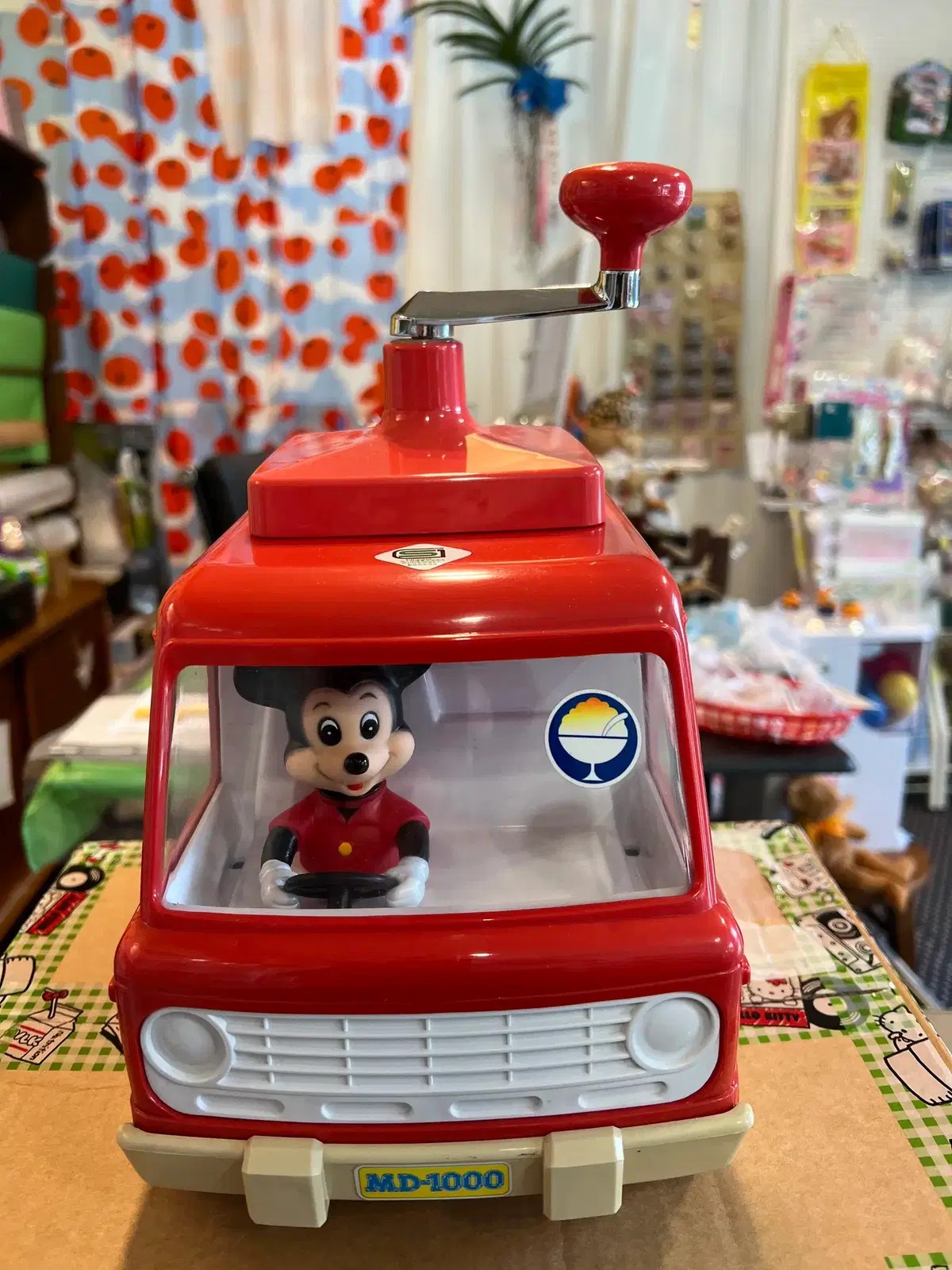 ヴィンテージ][古典][本物です] 80年代ミッキーマウスアイスショップ